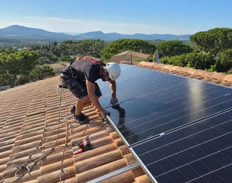 Installateur panneaux solaires Montaulieu — pose photovoltaïque sur toiture