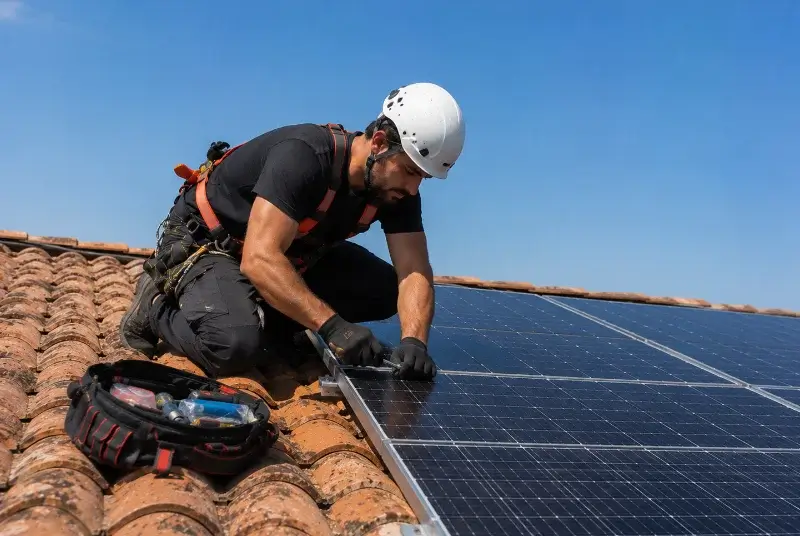 Maintenance et monitoring de panneaux solaires à Montaulieu